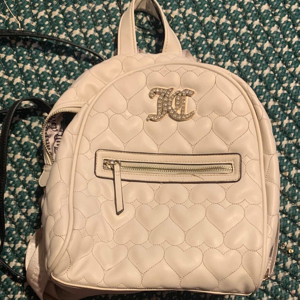 Juicy couture Cream Quilted Backpack